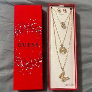 Guess Necklace & Earring Set